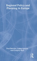 Cover: Regional Policy and Planning in Europe - Routledge