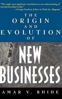Enlarge image Cover: The Origins and Evolution of New Businesses - Oxford University Press Inc