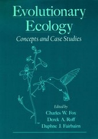 Enlarge image Cover: Evolutionary Ecology - Oxford University Press Inc