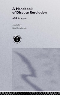 Abbildung von: A Handbook of Dispute Resolution - Routledge