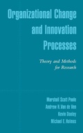 Cover: Organizational Change and Innovation Processes - Oxford University Press Inc
