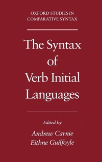 Enlarge image Cover: The Syntax of Verb Initial Languages - Oxford University Press Inc
