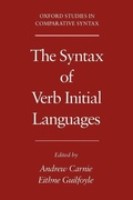 Cover: The Syntax of Verb Initial Languages - Oxford University Press Inc