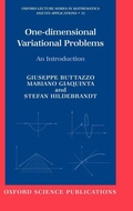 Cover: One-dimensional Variational Problems - Oxford University Press