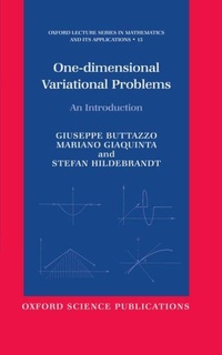 Abbildung von: One-dimensional Variational Problems - Oxford University Press