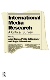 Enlarge image Cover: International Media Research - Routledge