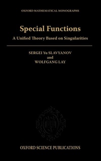 Enlarge image Cover: Special Functions - Oxford University Press