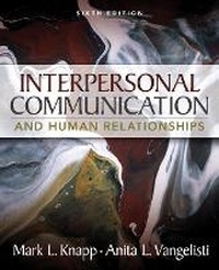 Enlarge image Cover: Interpersonal Communication and Human Relationships - Pearson