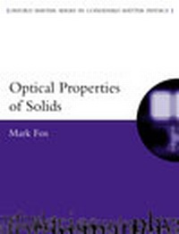 Enlarge image Cover: Optical Properties of Solids - Oxford University Press