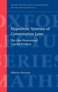 Cover: Hyperbolic Systems of Conservation Laws - Oxford University Press
