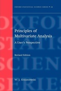 Cover: Principles of Multivariate Analysis - Oxford University Press