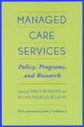 Cover: Managed Care Services - Oxford University Press Inc