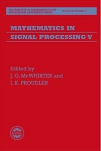 Enlarge image Cover: Mathematics in Signal Processing V - Oxford University Press