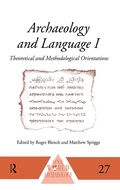 Cover: Archaeology and Language I - Routledge