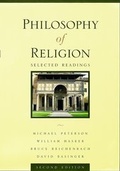 Cover: Philosophy of Religion - Oxford University Press Inc