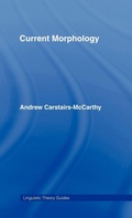 Cover: Current Morphology - Routledge