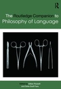 Cover: Routledge Companion to Philosophy of Language - Routledge