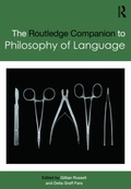 Cover: Routledge Companion to Philosophy of Language - Routledge