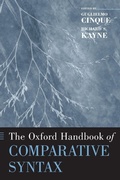 Cover: The Oxford Handbook of Comparative Syntax - Oxford University Press Inc
