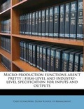 Cover: Micro-Production Functions Aren't Pretty - Nabu Press