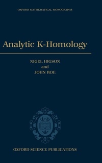 Abbildung von: Analytic K-Homology - Oxford University Press