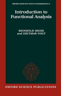 Enlarge image Cover: Introduction to Functional Analysis - Oxford University Press