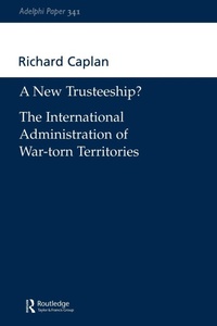 Enlarge image Cover: A New Trusteeship? - Oxford University Press Inc