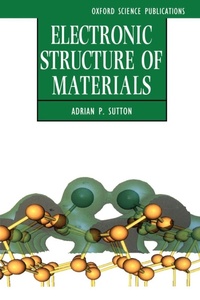 Enlarge image Cover: Electronic Structure of Materials - Clarendon Press