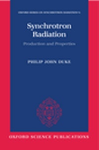 Enlarge image Cover: Synchrotron Radiation - Clarendon Press