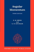 Cover: Angular Momentum - Clarendon Press