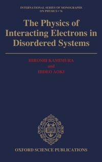 Enlarge image Cover: Physics of Interacting Electrons in Disordered Systems - Clarendon Press