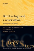 Cover: Bird Ecology and Conservation - Oxford University Press