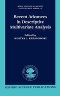 Cover: Recent Advances in Descriptive Multivariate Analysis - Clarendon Press