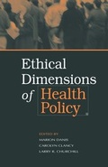 Cover: Ethical Dimensions of Health Policy - Oxford University Press Inc