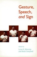 Bild: Gesture, Speech, and Sign - Oxford University Press