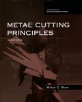 Cover: Metal Cutting Principles - Oxford University Press Inc