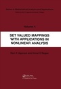 Cover: Set Valued Mappings with Applications in Nonlinear Analysis - CRC Press