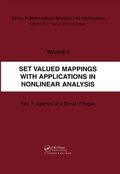 Cover: Set Valued Mappings with Applications in Nonlinear Analysis - CRC Press