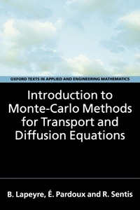 Enlarge image Cover: Introduction to Monte-Carlo Methods for Transport and Diffusion Equations - Oxford University Press