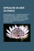 Cover: Sprache in Der Schweiz - Books LLC, Wiki Series