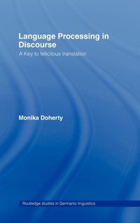 Abbildung von: Language Processing in Discourse - Routledge