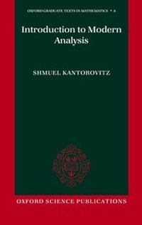 Abbildung von: Introduction to Modern Analysis - Oxford University Press