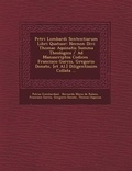 Cover: Petri Lombardi Sententiarum Libri Quatuor - Saraswati Press