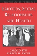 Cover: Emotion, Social Relationships, and Health - Oxford University Press Inc