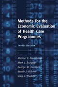 Cover: Methods for the Economic Evaluation of Health Care Programmes - Oxford University Press