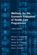 Cover: Methods for the Economic Evaluation of Health Care Programmes - Oxford University Press