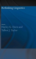 Cover: Rethinking Linguistics - Routledge