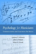 Cover: Psychology for Musicians - Oxford University Press Inc