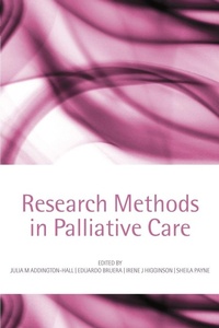 Abbildung von: Research methods in palliative care - Oxford University Press