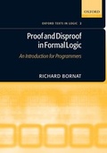 Cover: Proof and Disproof in Formal Logic - Oxford University Press
